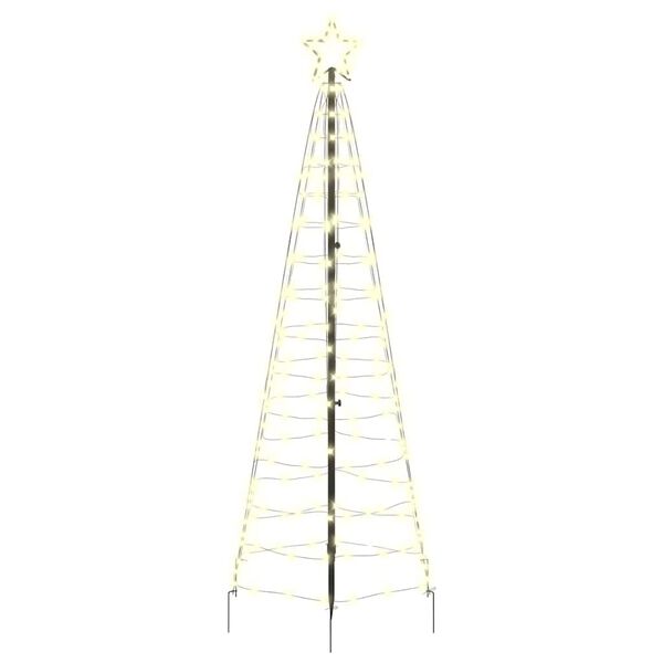 vidaXL LED Χριστουγεννιάτικο Δέντρο Θερμό λευκό 250 cm Σίδερο