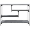 vidaXL Τραπέζι Κονσόλα Γκρι Sonoma 100x30x75 εκ. Επεξεργασμένο Ξύλο