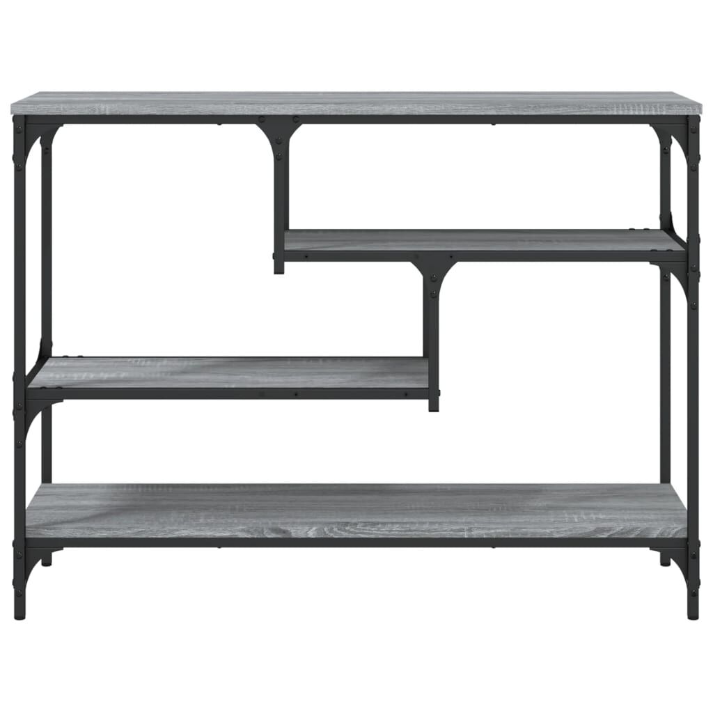 vidaXL Τραπέζι Κονσόλα Γκρι Sonoma 100x30x75 εκ. Επεξεργασμένο Ξύλο