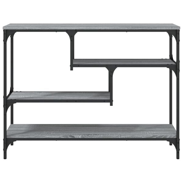 vidaXL Τραπέζι Κονσόλα Γκρι Sonoma 100x30x75 εκ. Επεξεργασμένο Ξύλο