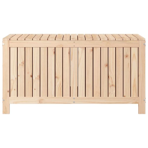 vidaXL Μπαούλο Αποθήκευσης Κήπου 121x55x64 εκ από Μασίφ Ξύλο Πεύκου
