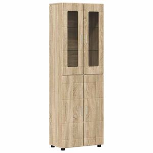 vidaXL Highboard FLORIN 60 x 35 x 182 &epsilon;&kappa;. &Delta;&rho;ύ&sigmaf; Sonoma