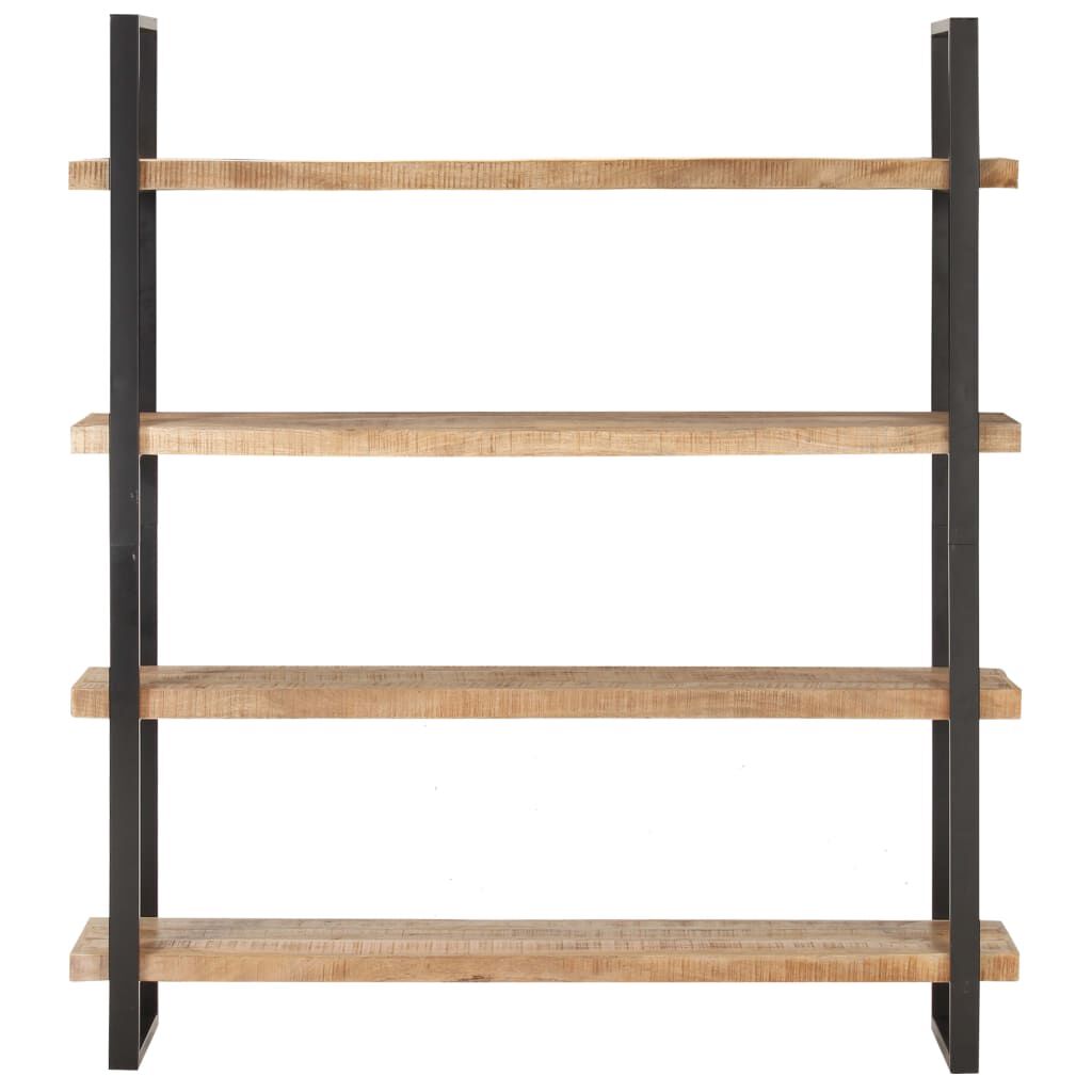 vidaXL Βιβλιοθήκη με 4 Επίπεδα 160x40x180 εκ. Ακατέργαστο Ξύλο Μάνγκο