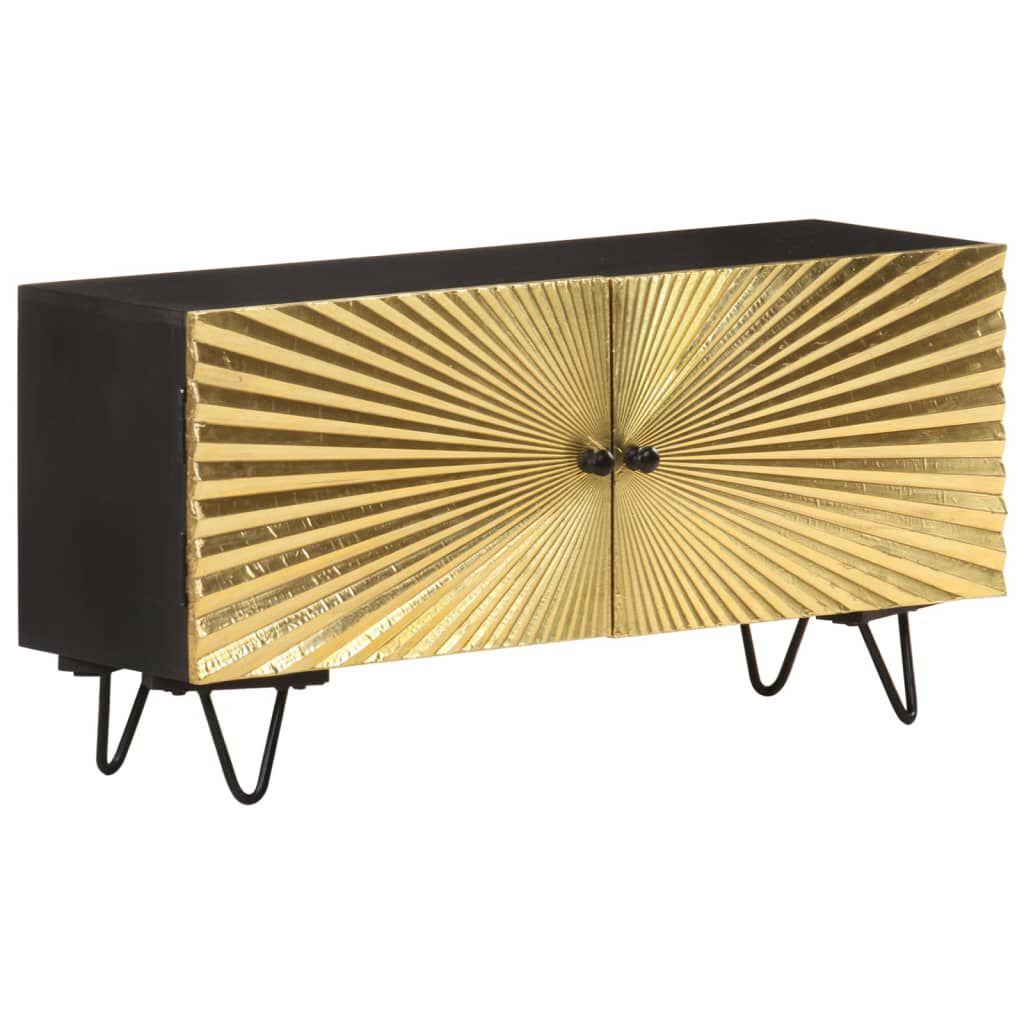 vidaXL Έπιπλο Τηλεόρασης 90 x 30 x 45 εκ. από Μασίφ Ξύλο Μάνγκο