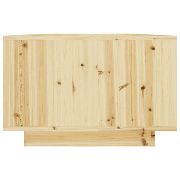 vidaXL Τραπεζάκι Σαλονιού 110 x 50 x 33,5 εκ. από Μασίφ Ξύλο Ελάτης