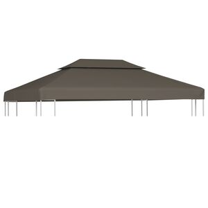 vidaXL &Kappa;ά&lambda;&upsilon;&mu;&mu;&alpha; &gamma;&iota;&alpha; &Kappa;&iota;ό&sigma;&kappa;&iota; 2 &Epsilon;&pi;&iota;&pi;έ&delta;&omega;&nu; &Chi;&rho;ώ&mu;&alpha; Taupe 4 x 3 &mu;. 310 &gamma;&rho;./&mu;&sup2;