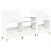 vidaXL &Sigma;&epsilon;&tau; &Rho;&alpha;&phi;&iota;ώ&nu; &Mu;έ&sigma;&omega;&nu; 3 &tau;&mu;&chi;. &Lambda;&epsilon;&upsilon;&kappa;ό 212 x 46 x 112 cm