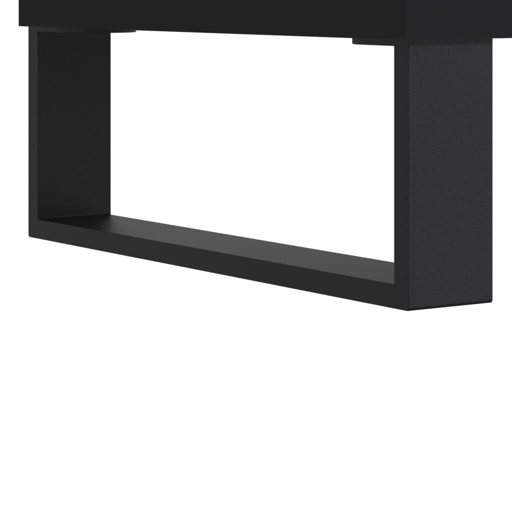 vidaXL Ντουλάπι Μαύρο 60 x 36 x 110 εκ. από Επεξεργασμένο Ξύλο