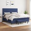 vidaXL &Kappa;&rho;&epsilon;&beta;ά&tau;&iota; Boxspring &mu;&epsilon; &Sigma;&tau;&rho;ώ&mu;&alpha; &Mu;&pi;&lambda;&epsilon; 160x200 &epsilon;&kappa;. &Upsilon;&phi;&alpha;&sigma;&mu;ά&tau;&iota;&nu;&omicron;