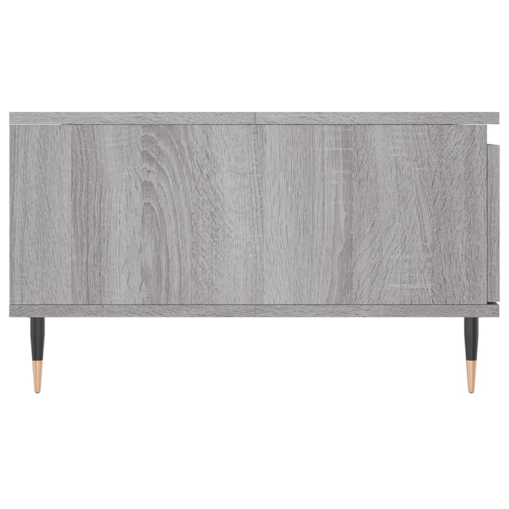 vidaXL Τραπεζάκι Σαλονιού Γκρι Sonoma 90x60x35 εκ. Επεξεργασμένο Ξύλο