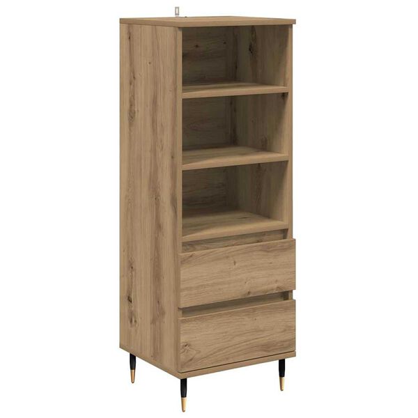 vidaXL Highboard Artisan Oak 40 x 36 x 110 &epsilon;&kappa;. &Epsilon;&pi;&epsilon;&xi;&epsilon;&rho;&gamma;&alpha;&sigma;&mu;έ&nu;&omicron; &xi;ύ&lambda;&omicron;