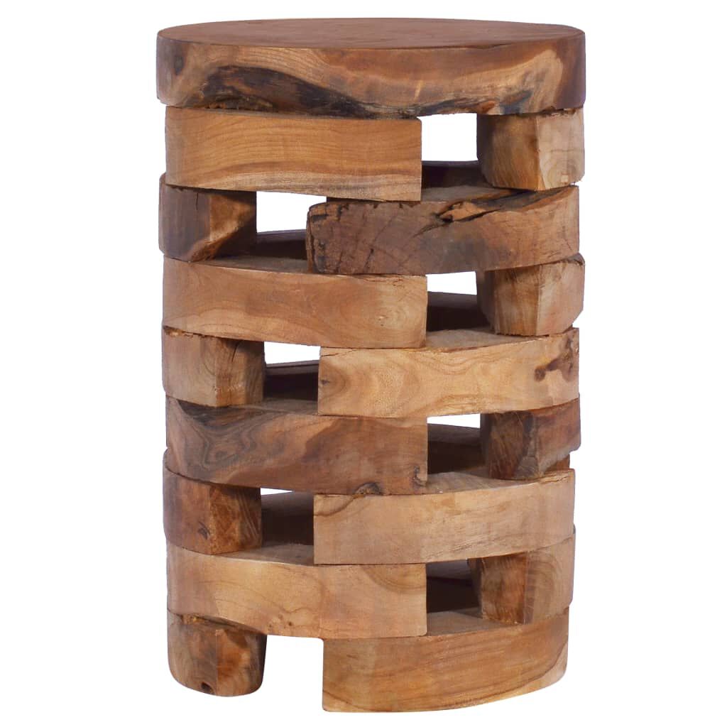 vidaXL Κομοδίνο 30 x 30 x 45 εκ. από Μασίφ Ξύλο Teak