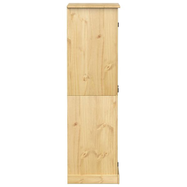 vidaXL Ντουλάπα Corona 76x50x170 εκ. από Μασίφ Ξύλο Πεύκου