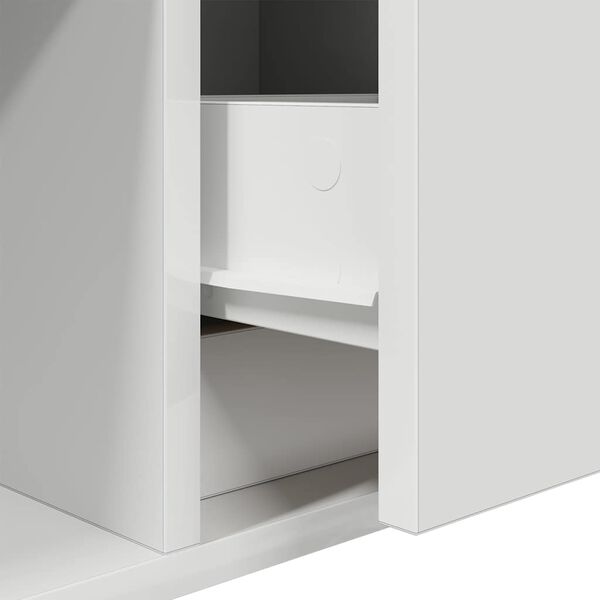 vidaXL Έπιπλο Τηλεόρασης Λευκό 60x31x25,5 εκ. Επεξεργασμένο Ξύλο