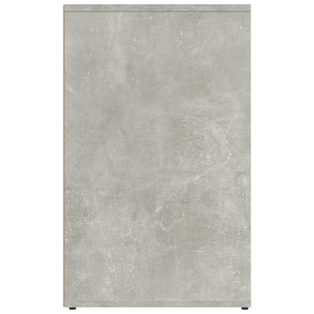 vidaXL Ντουλάπι Γκρι Σκυροδέματος 80 x 40 x 65 εκ. Επεξεργασμένο Ξύλο