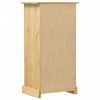 vidaXL Κομοδίνο Corona 53x39x103 εκ. από Μασίφ Ξύλο Πεύκου