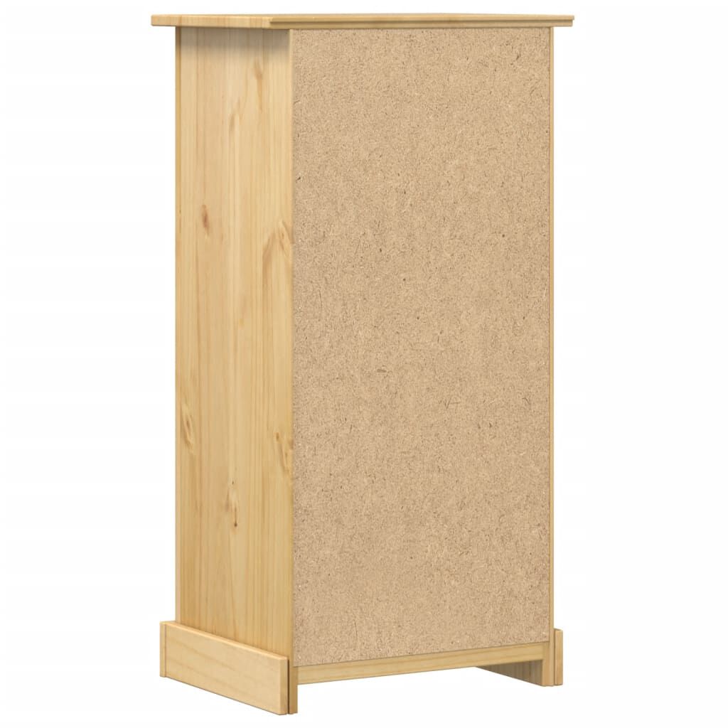 vidaXL Κομοδίνο Corona 53x39x103 εκ. από Μασίφ Ξύλο Πεύκου