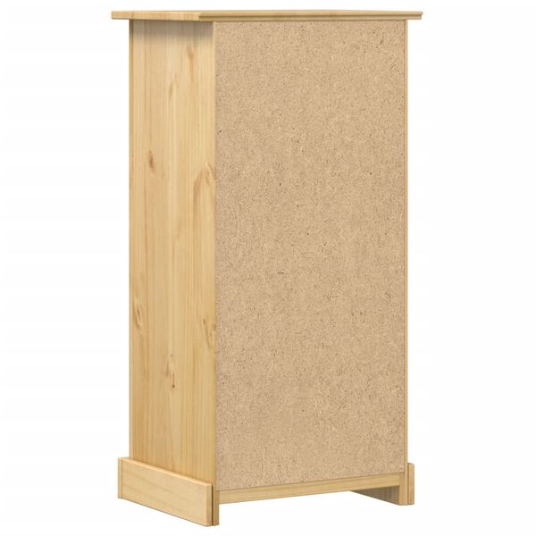 vidaXL Κομοδίνο Corona 53x39x103 εκ. από Μασίφ Ξύλο Πεύκου