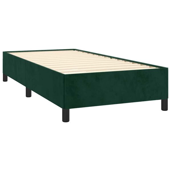 vidaXL &Kappa;&rho;&epsilon;&beta;ά&tau;&iota; Boxspring &mu;&epsilon; &Sigma;&tau;&rho;ώ&mu;&alpha; &Sigma;&kappa;&omicron;ύ&rho;&omicron; &Pi;&rho;ά&sigma;&iota;&nu;&omicron; 90x200 &epsilon;&kappa;. &Beta;&epsilon;&lambda;&omicron;ύ&delta;&iota;&nu;&omicron;