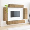 vidaXL &Nu;&tau;&omicron;&upsilon;&lambda;ά&pi;&iota; TV 8 pcs Artisan Oak