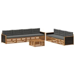vidaXL &Sigma;&epsilon;&iota;&rho;ά &Kappa;&alpha;&nu;&alpha;&pi;έ &Epsilon;&xi;&omega;&tau;&epsilon;&rho;&iota;&kappa;&omicron;ύ 8 pcs &Phi;&upsilon;&sigma;&iota;&kappa;ό &kappa;&alpha;&iota; &Alpha;&nu;&theta;&rho;&alpha;&kappa;ί