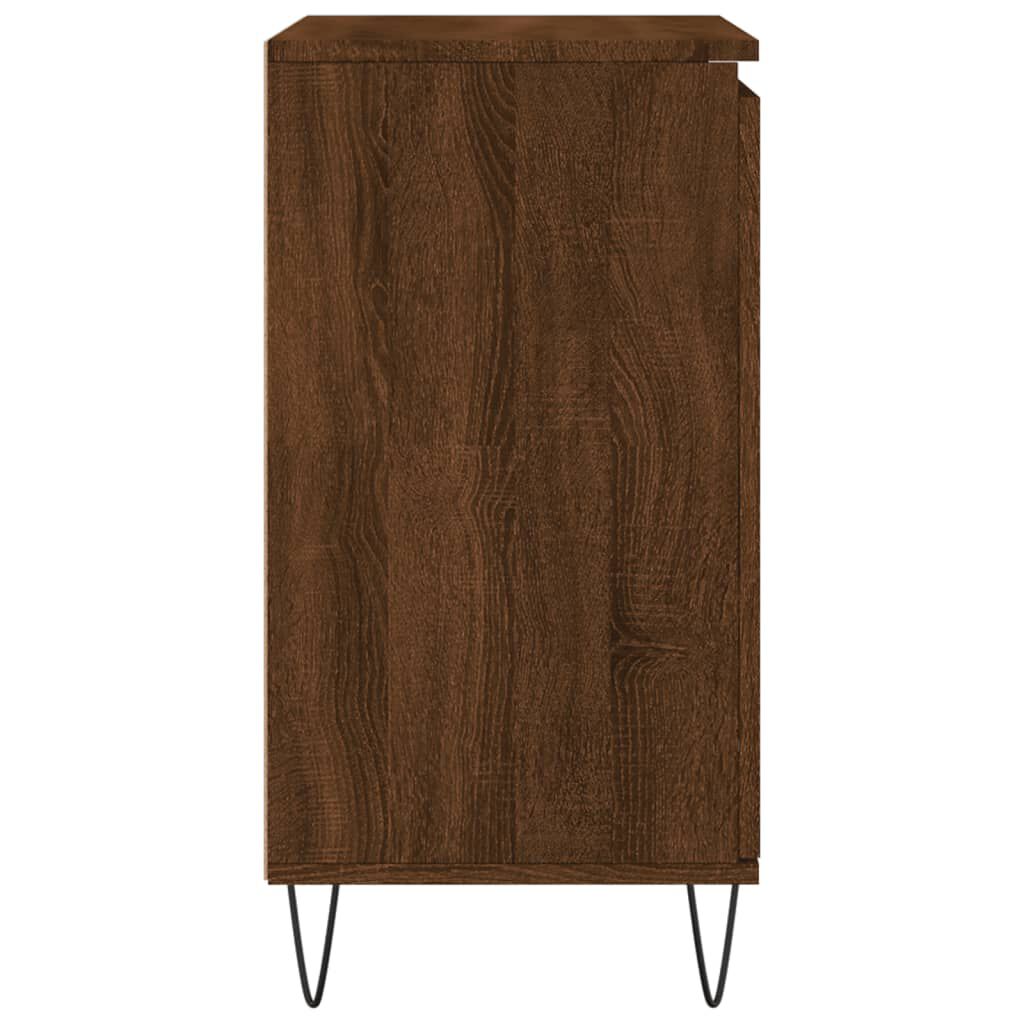 vidaXL Μπουφές Καφέ Δρυς 60x35x70 εκ. από Επεξεργασμένο Ξύλο