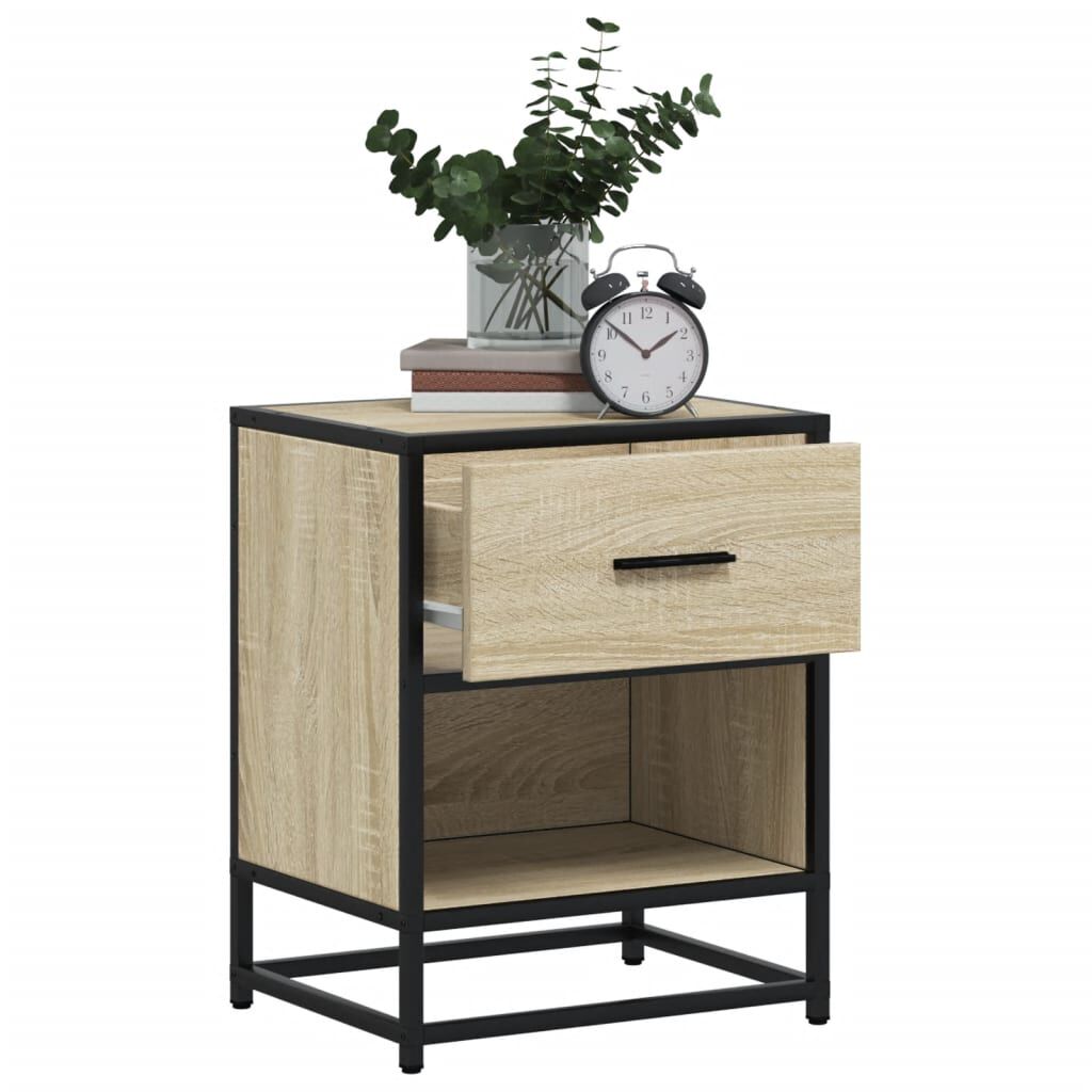 vidaXL Κομοδίνα Sonoma Δρυς 40x31x50 εκ. Επεξεργασμένο Ξύλο