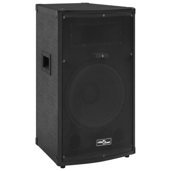vidaXL Ηχείο Επαγγελματικό Παθητικό Hifi Μαύρο 1000 W 37 x 37 x 64 εκ.