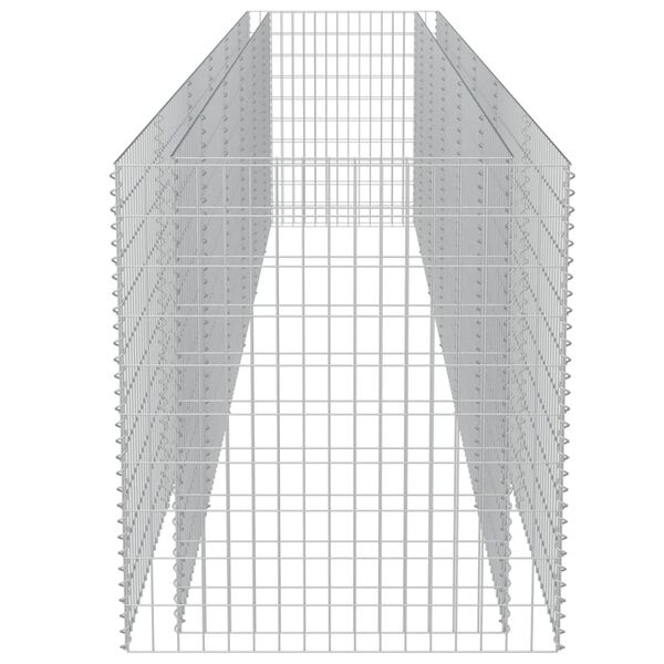 vidaXL Συρματοκιβώτιο-Γλάστρα Υπερυψωμένη 540x90x100 εκ. Γαλβ. Χάλυβας