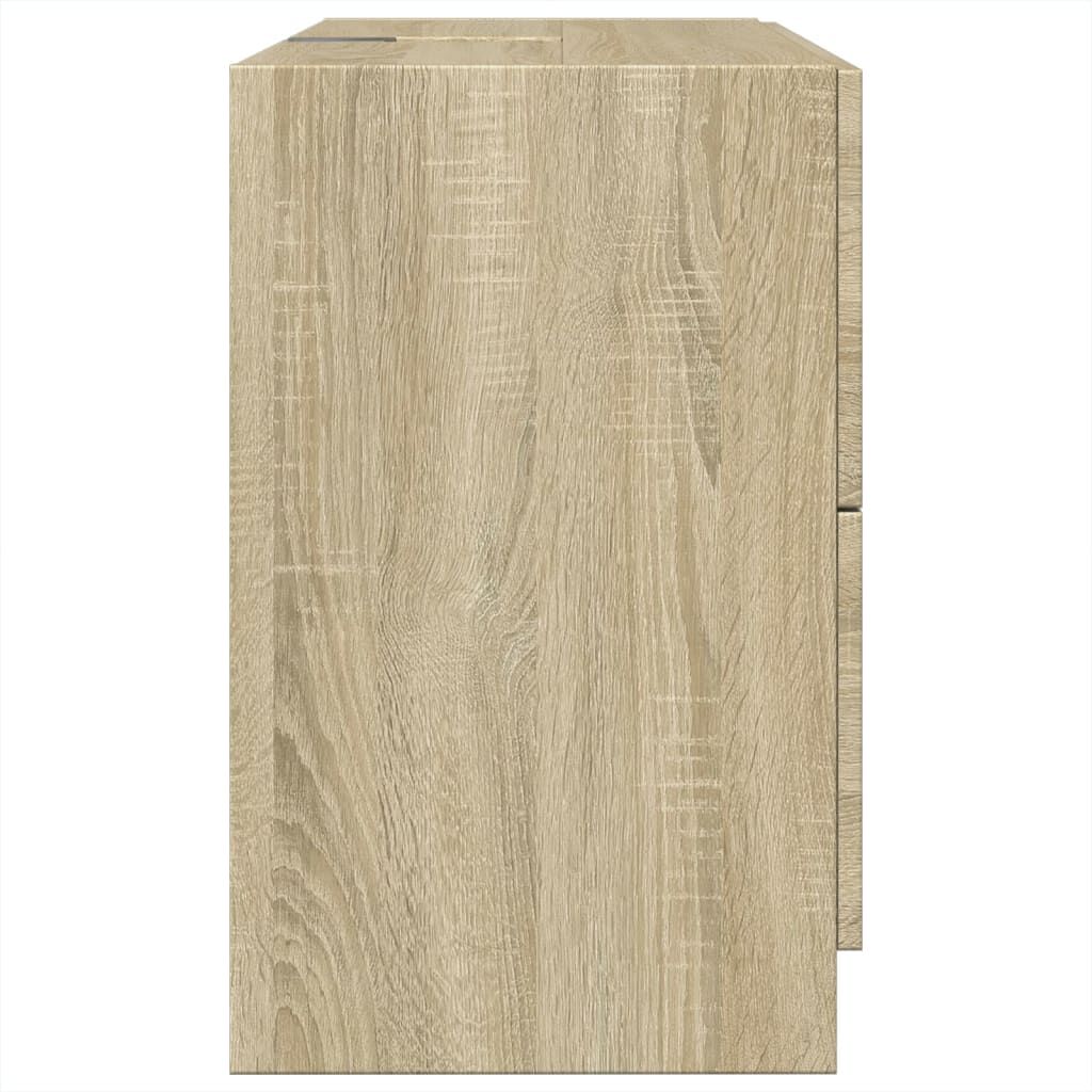 vidaXL Ντουλάπι Νιπτήρα Sonoma Δρυς 78x37x59 εκ. Επεξεργασμένο Ξύλο
