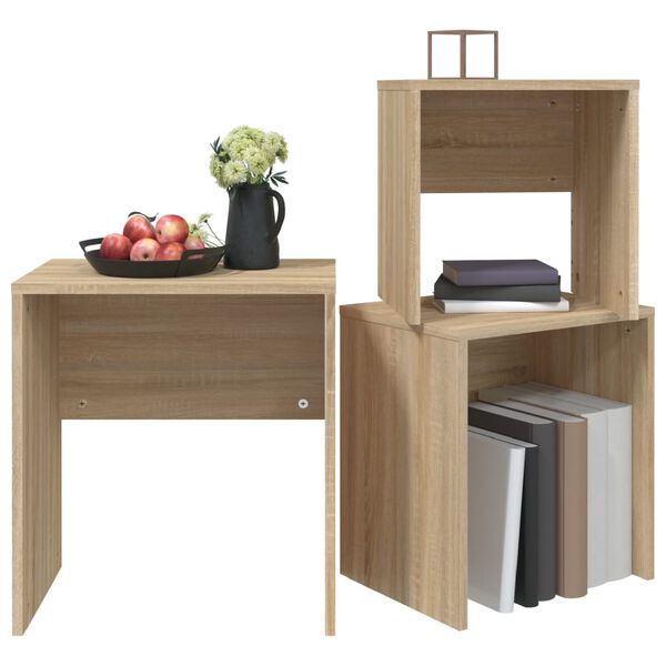 vidaXL &Tau;&rho;&alpha;&pi;&epsilon;&zeta;ά&kappa;&iota;&alpha; &Zeta;&iota;&gamma;&kappa;ό&nu; &Sigma;&epsilon;&tau; 3 &tau;&epsilon;&mu;. Sonoma &Delta;&rho;&upsilon;&sigmaf; &alpha;&pi;ό &Mu;&omicron;&rho;&iota;&omicron;&sigma;&alpha;&nu;ί&delta;&alpha;