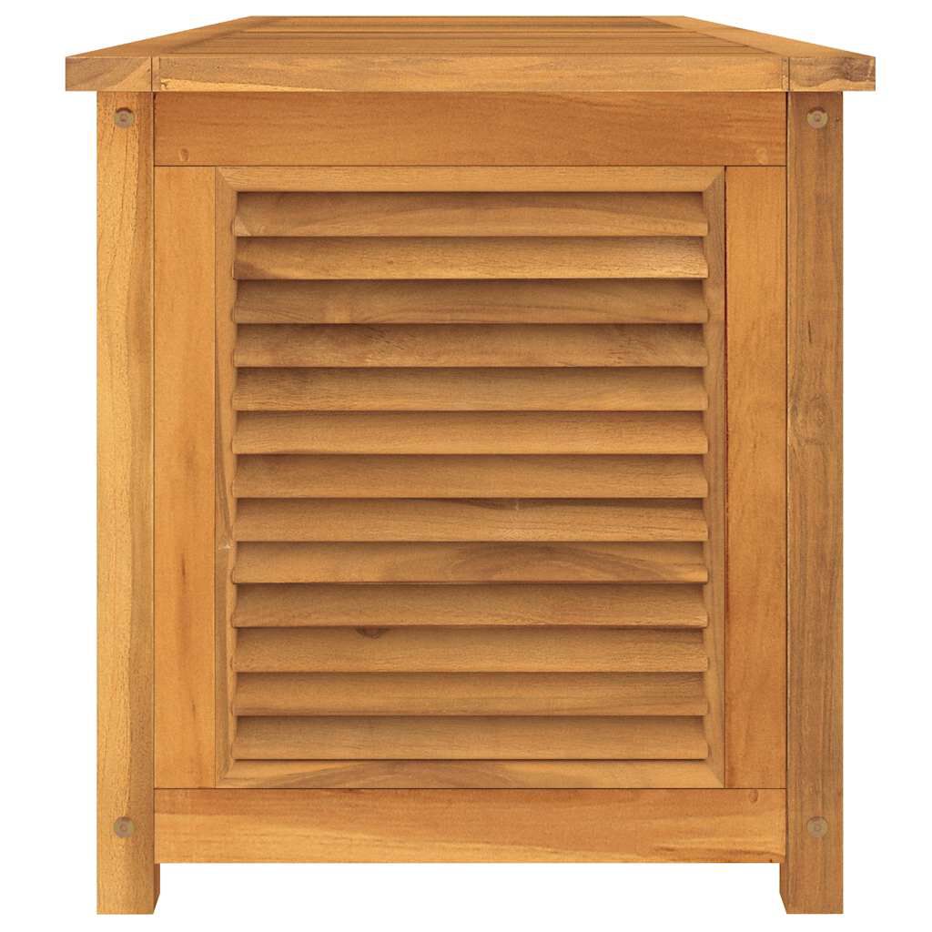 vidaXL Μπαούλο Αποθήκευσης Κήπου με Τσάντα 150x50x55εκ Μασίφ Ξύλο Teak