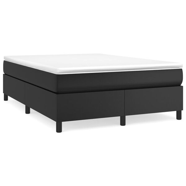 vidaXL &Kappa;&rho;&epsilon;&beta;ά&tau;&iota; Boxspring &mu;&epsilon; &Sigma;&tau;&rho;ώ&mu;&alpha; &Mu;&alpha;ύ&rho;&omicron; 140x190&epsilon;&kappa;.&alpha;&pi;ό &Sigma;&upsilon;&nu;&theta;&epsilon;&tau;&iota;&kappa;ό &Delta;έ&rho;&mu;&alpha;