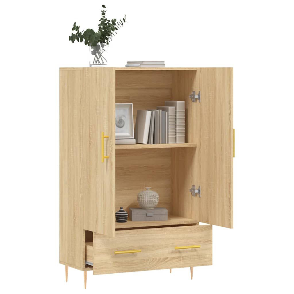 vidaXL Ντουλάπα Sonoma Δρυς 69,5 x 31 x 115 εκ. από Επεξεργασμένο Ξύλο