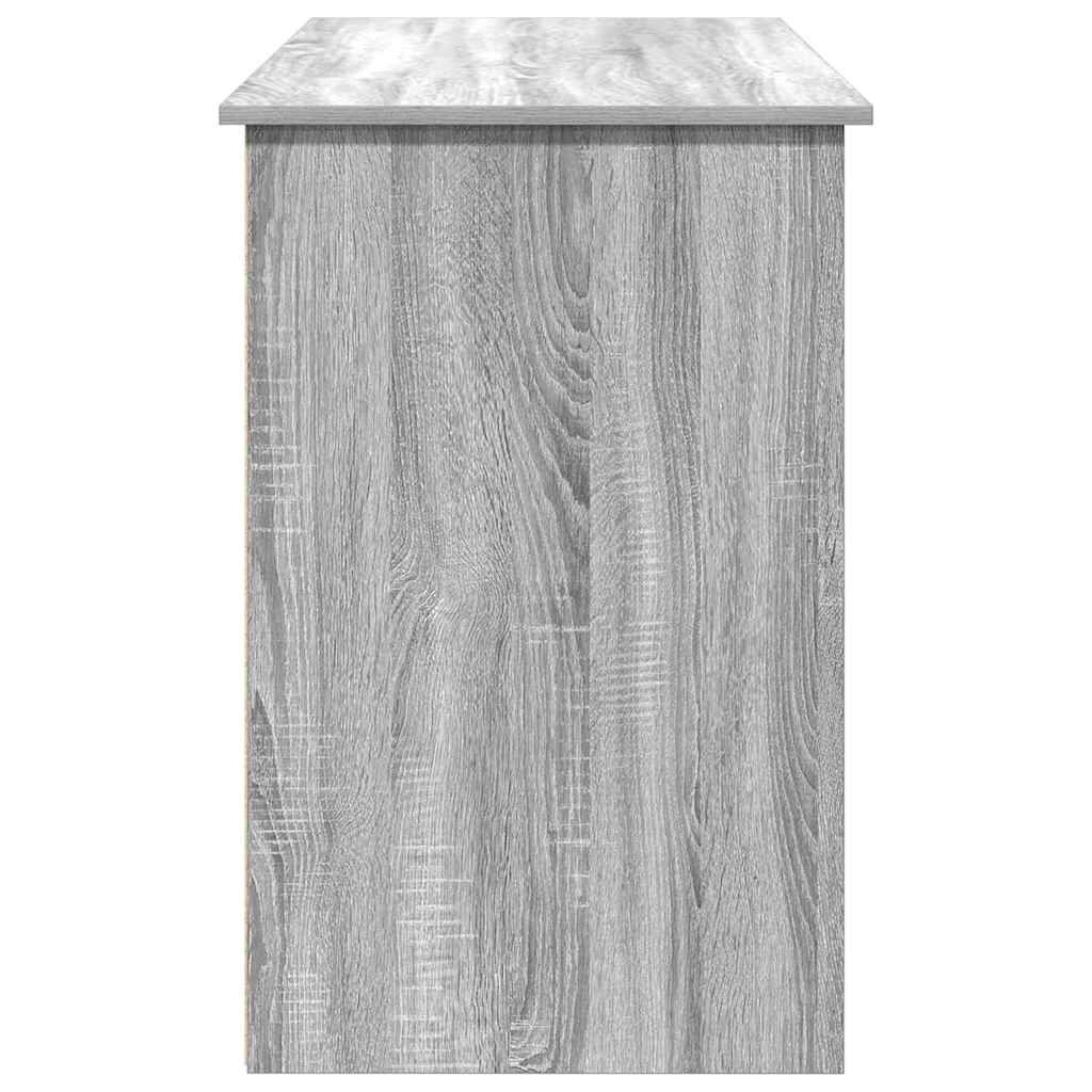 vidaXL Γραφείο Γκρι Sonoma 102x50x75 εκ. από Επεξεργασμένο Ξύλο