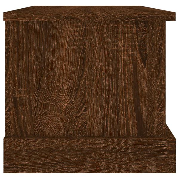 vidaXL Κουτί Αποθήκευσης Καφέ δρυς 50x30x28 εκ. Επεξεργασμένο Ξύλο