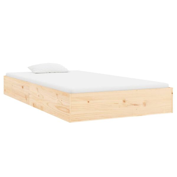 vidaXL Πλαίσιο Κρεβατιού 90 x 200 εκ. από Μασίφ Ξύλο