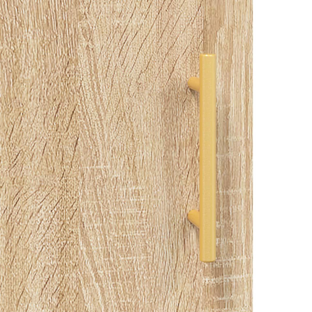 vidaXL Ντουλάπι Sonoma δρυς 69,5 x 34 x 180 εκ. από Επεξεργασμένο Ξύλο