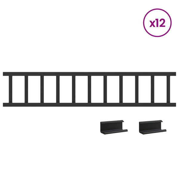 vidaXL &Phi;&rho;&omicron;&upsilon;&rho;ό&sigmaf; &chi;&iota;&omicron;&nu;&iota;&omicron;ύ &omicron;&rho;&omicron;&phi;ή&sigmaf; 1200 x 2,5 x 20 &epsilon;&kappa; &Alpha;&tau;&sigma;ά&lambda;&iota;