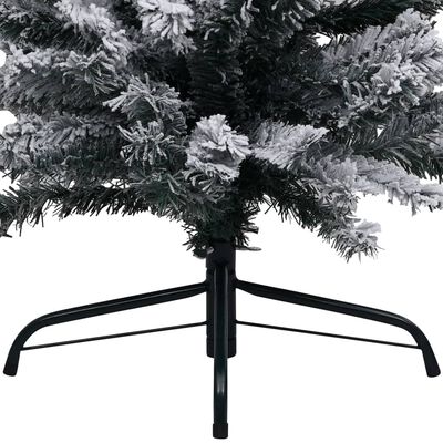 vidaXL Χριστουγεννιάτικο Δέντρο Τεχνητό Slim με Μπάλες Πράσινο 120 εκ.