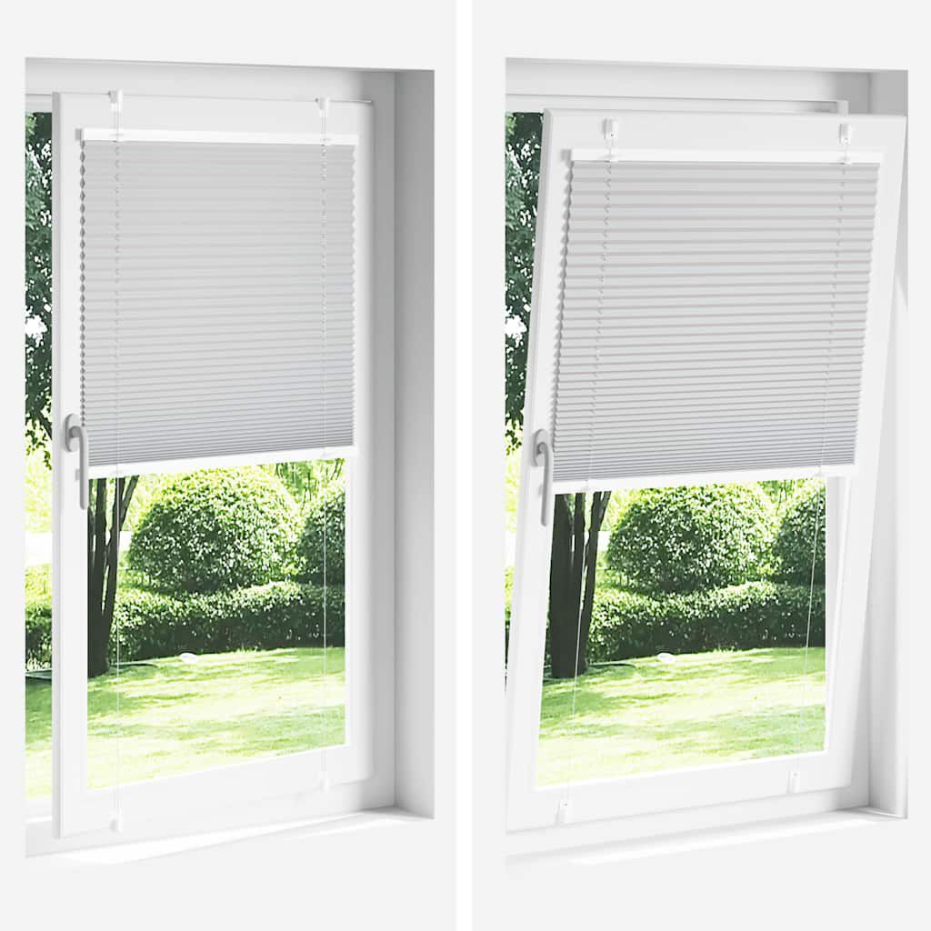 vidaXL Πλισέ περσίδα Μπορντό κόκκινο 75x150 cm Πλάτος υφάσματος