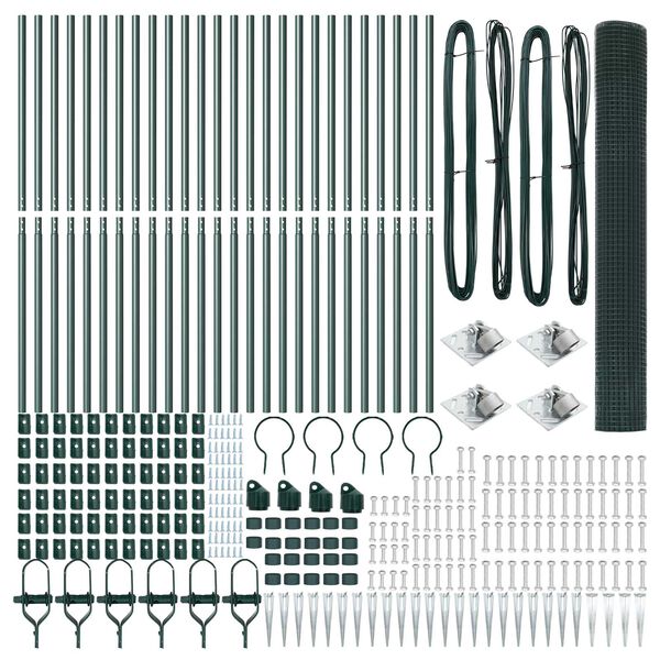 vidaXL &Sigma;&tau;ύ&lambda;&omicron;&sigmaf; &Pi;&epsilon;&rho;&iota;&phi;&rho;ά&xi;&epsilon;&omega;&nu; &Pi;&rho;ά&sigma;&iota;&nu;&omicron; 50 x 1,2 &mu; (19 x 19 &chi;&iota;&lambda;. &pi;&lambda;έ&gamma;&mu;&alpha;)