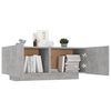vidaXL Έπιπλο Τηλεόρασης Γκρι Σκυρ. 100x35x40 εκ. Επεξ. Ξύλο