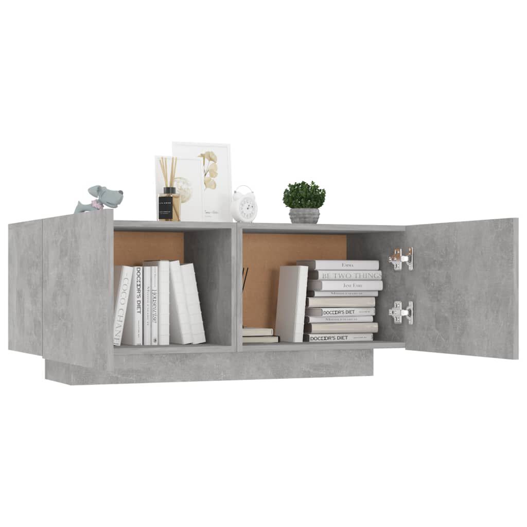 vidaXL Έπιπλο Τηλεόρασης Γκρι Σκυρ. 100x35x40 εκ. Επεξ. Ξύλο