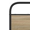 vidaXL Πλαίσιο Κρεβατιού Χωρ. Στρώμα Sonoma Δρυς 135x190εκ. Επ. Ξύλο
