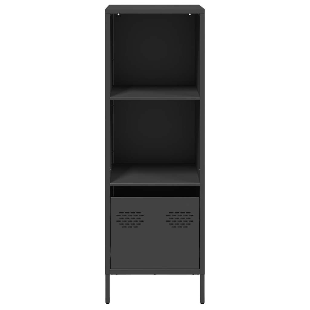 vidaXL Ντουλάπι Μαύρο 35x39x103,5 εκ. από Χάλυβα