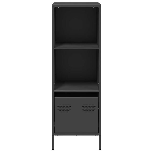 vidaXL Ντουλάπι Μαύρο 35x39x103,5 εκ. από Χάλυβα