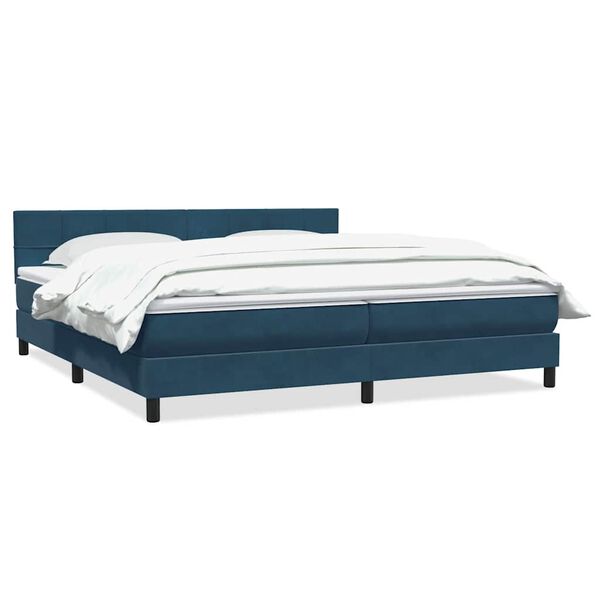 vidaXL &Kappa;&rho;&epsilon;&beta;ά&tau;&iota; Boxspring &mu;&epsilon; &Sigma;&tau;&rho;ώ&mu;&alpha; &Sigma;&kappa;&omicron;ύ&rho;&omicron; &Mu;&pi;&lambda;&epsilon; 180x210 &epsilon;&kappa;. &Beta;&epsilon;&lambda;&omicron;ύ&delta;&iota;&nu;&omicron;