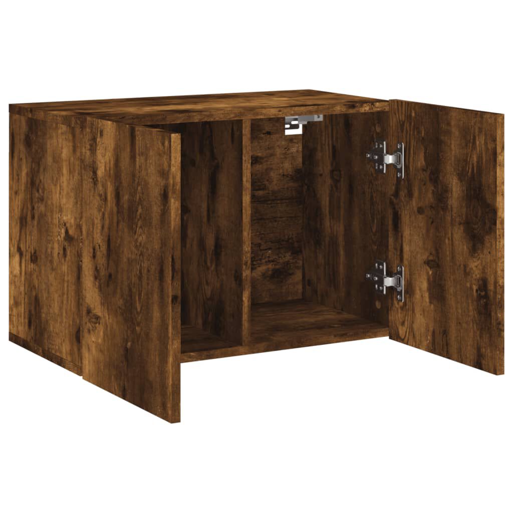vidaXL Ντουλάπι Τοίχου Τηλεόρασης Καφέ Δρυς 60 x 30 x 41 εκ.