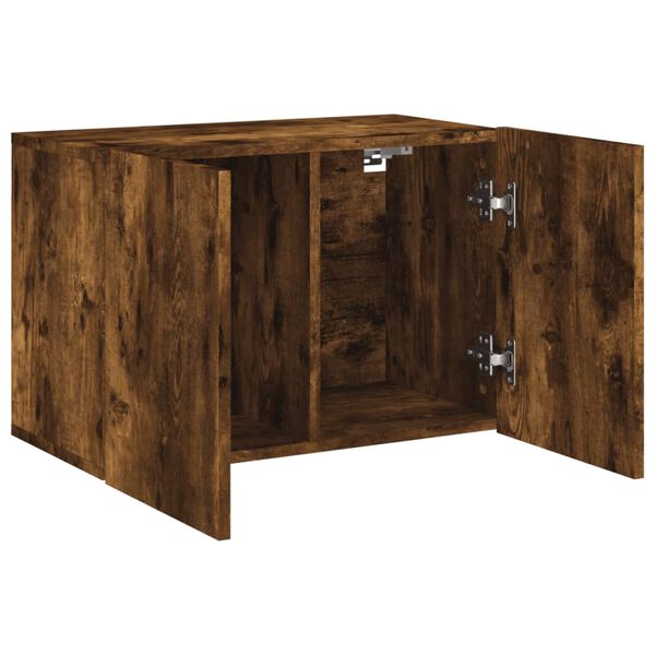 vidaXL Ντουλάπι Τοίχου Τηλεόρασης Καφέ Δρυς 60 x 30 x 41 εκ.